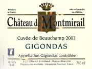 Gigondas-ChMontmirail-Beauchamp 2001